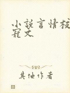 小说言情校园甜宠文