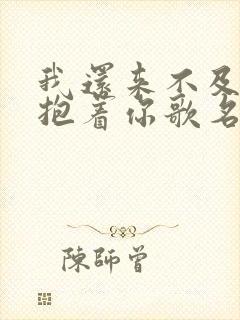 我还来不及我要抱着你歌名