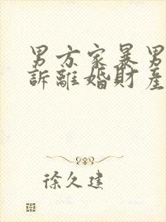 男方家暴男方起诉离婚财产分割