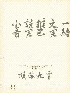 小说推文一口气看完已完结