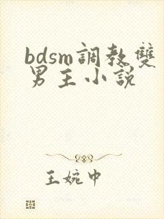 bdsm调教双男主小说