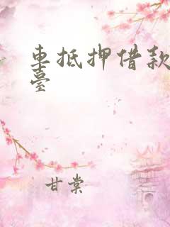 车抵押借款的平台