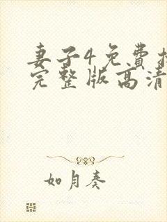 妻子4免费播放完整版高清韩剧