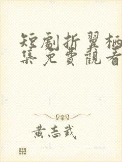 短剧折翼栖光全集免费观看