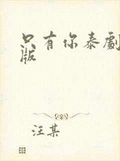 只有你泰剧完整版