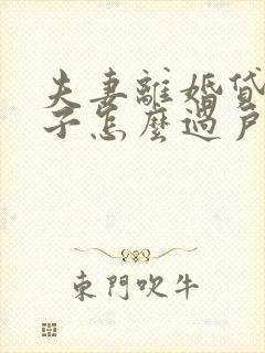 夫妻离婚贷款房子怎么过户其中一方