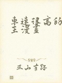 车速很高的双男主漫画