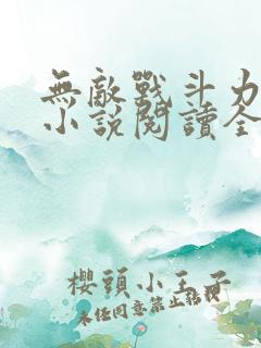 无敌战斗力系统小说阅读全文