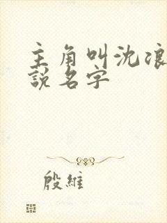 主角叫沈浪的小说名字