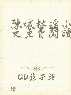 陈城林瑶小说全文免费阅读无弹窗