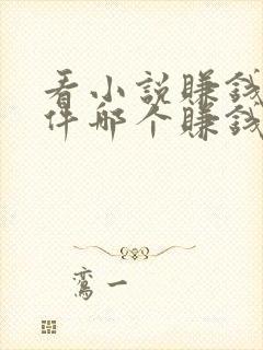 看小说赚钱的软件哪个赚钱多