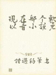 现在哪个软件可以看小说免费