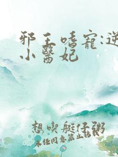 邪王嗜宠:逆天小医妃