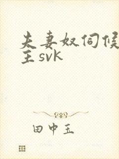 夫妻奴伺候夫妻主svk