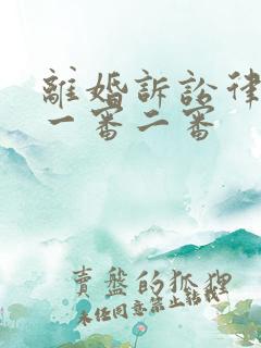 离婚诉讼律师费一审二审