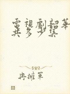 电视剧韶华若锦共多少集