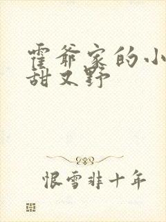 霍爷家的小祖宗甜又野