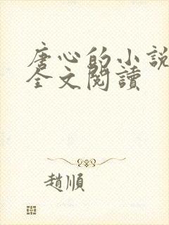 唐心的小说免费全文阅读