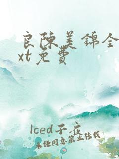 良陈美锦全集txt免费