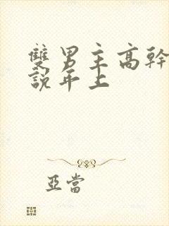 双男主高干文小说年上