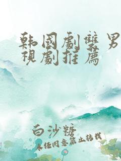 韩国剧双男主电视剧推荐