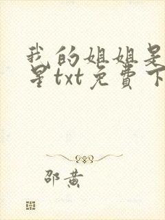 我的姐姐是大明星txt免费下载