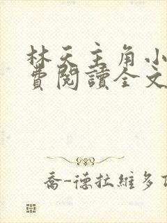 林天主角小说免费阅读全文