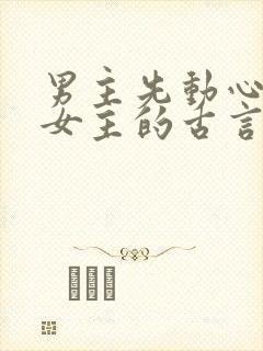 男主先动心苦追女主的古言