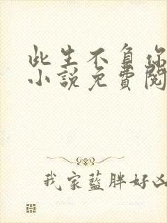 此生不负你情深小说免费阅读