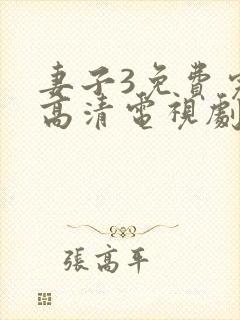 妻子3免费完整高清电视剧在线观看