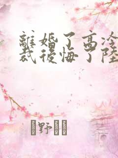 离婚了高冷女总裁后悔了陆尘