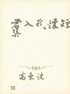 君入我怀短剧全集