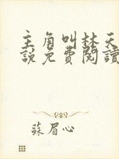 主角叫林天的小说免费阅读