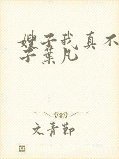 嫂子我真不是傻子叶凡