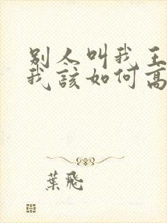 别人叫我王总,我该如何高情商的回复