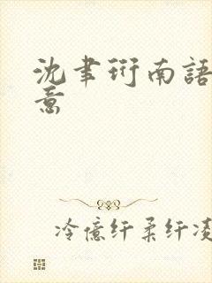 沈聿珩南语乔清意