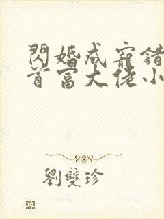 闪婚成宠错嫁了首富大佬小说