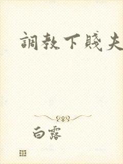 调教下贱夫妻奴