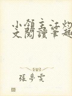 小领主江灼灼全文阅读笔趣阁