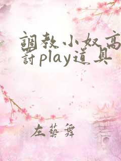 调教小奴高潮惩罚play道具
