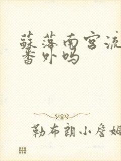 苏落南宫流云有番外吗