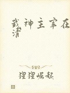 武神主宰在线高清