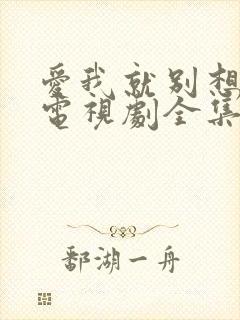 爱我就别想太多电视剧全集免费播放