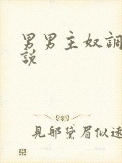 男男主奴调教小说
