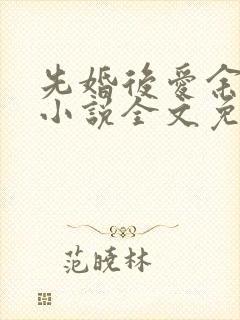 先婚后爱余慧慧小说全文免费阅读