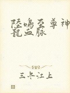 陆鸣至尊神殿九龙血脉