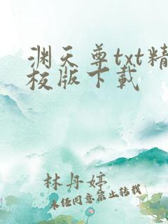 渊天尊txt精校版下载