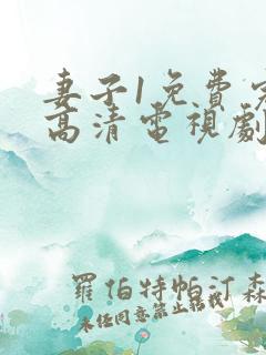 妻子1免费完整高清电视剧