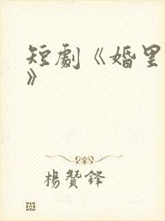 短剧《婚里婚外》