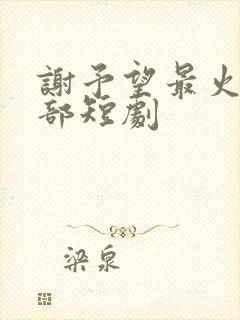 谢予望最火的5部短剧